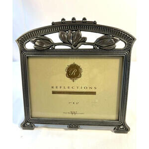 Ornate Metal Picture Frame 7x5 Vintage Style Floral Desktop Photo Frame